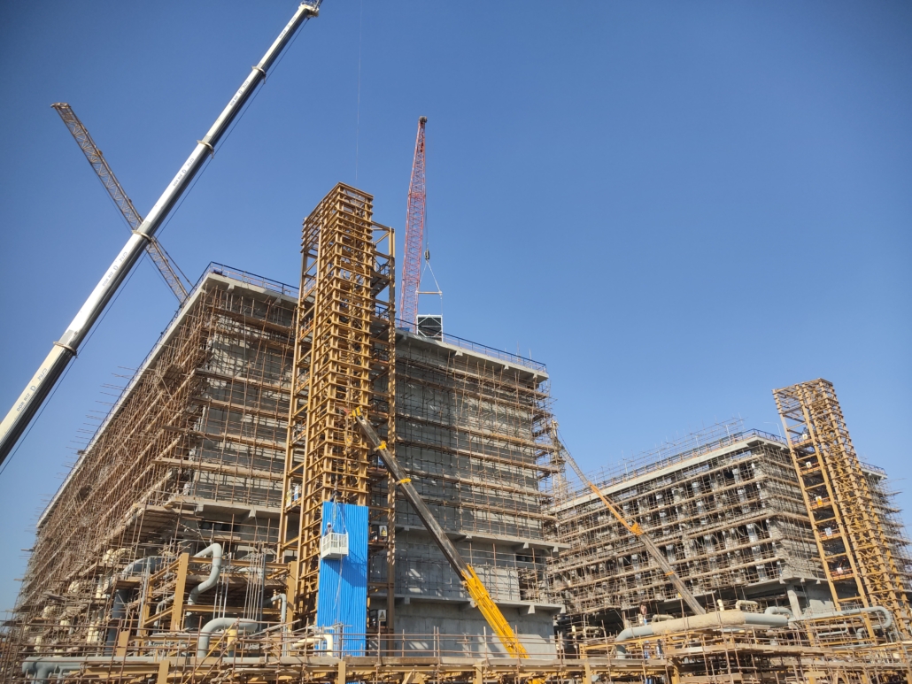 پروژه برج خنک کننده هیبریدی پالایشگاه اصفهان HCT شرکت مهندسی درریز